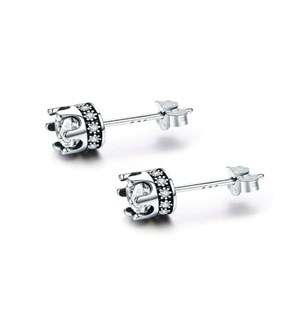 Crowning Jewel Silver Studs