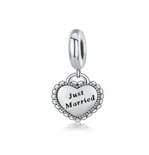 Just Married Dangle Charm