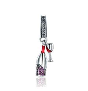 Bubbly And Glass Dangle Charm