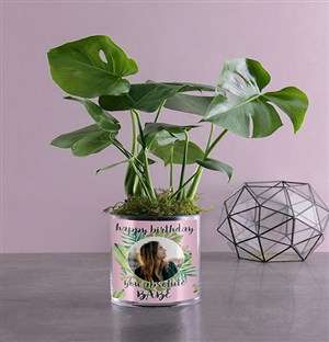 Personalised Birthday Monster Leaf