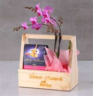 Love Grows Here Orchid Crate