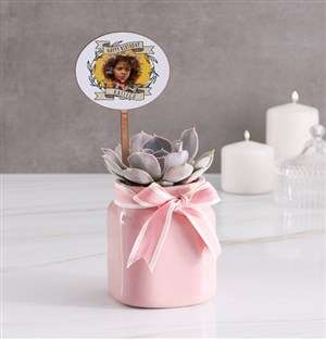 Personalised Birthday Succulent In Jar