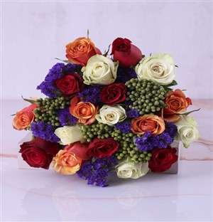 Bright and Bold Rose Bouquet