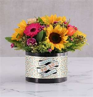 Personalised Confetti Cheers Birthday Box
