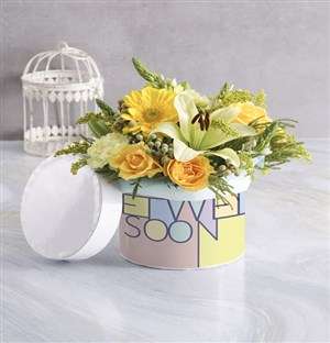 Get Well Sunshine Hatbox