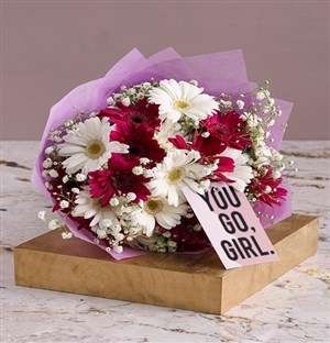 You Go Girl Gerbera Bouquet