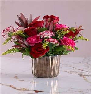 Charming Mixed Flower Blooms