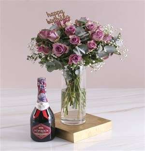 Happy Birthday Lilac Roses With JC Le Roux