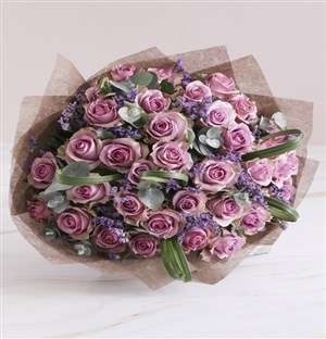 Lovely Lilac Rose Bouquet
