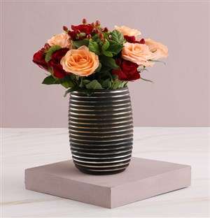 Exotic Mixed Rose Blossoms