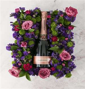 Palette of Purples Champagne Arrangement