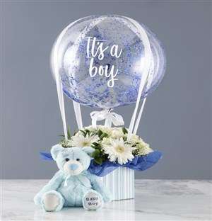 Bouncing Boy Flowers With Plush
