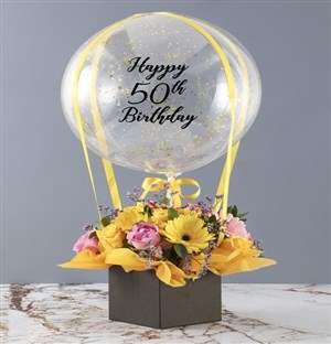 Personalised Celebration Time Balloon Arrangement