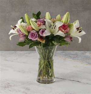Perfect Pink and Purple Blossoms Bouquet