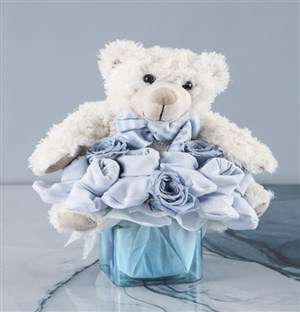 All Things Blue Baby Arrangement