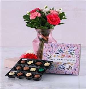 Personalised Sweet And Charming Carnations Arrange