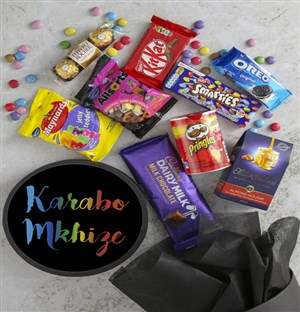 Personalised Rainbow Sweet Hat Box