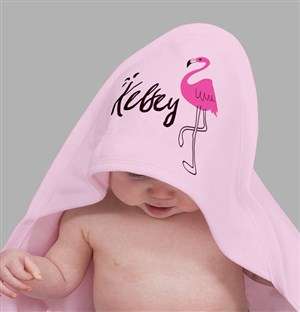 Personalised Flamingo Baby Gift Hamper
