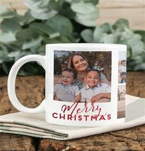 Personalised Merry Christmas Mug