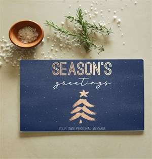 Personalised Season Glass Chopping Board
