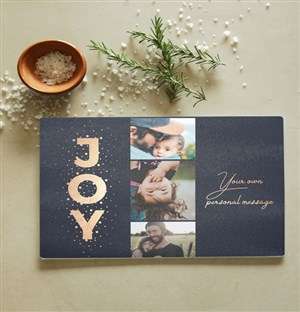 Personalised Joy Glass Chopping Board