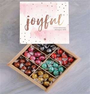 Personalised Joyful Truffle Box