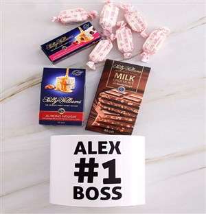Personalised Boss Nougat Box