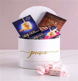 Personalised Peaceful Sally Williams Hat Box