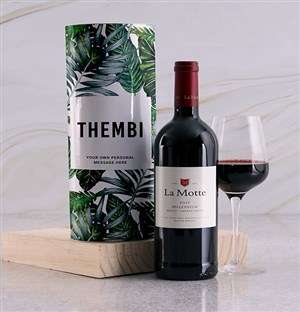 Personalised Leafy Wine Tube