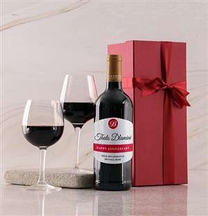 Personalised Red Birthday Giftbox