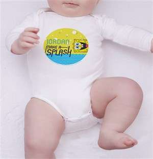 Personalised SpongeBob Splash Onesie