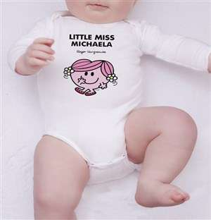 Personalised Little Miss Hug Onesie