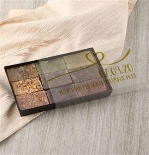 Personalised Heart Date Herbal Soap Gift Box