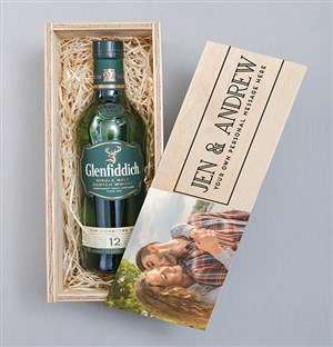 Personalised Photo Glenfiddich Crate