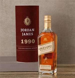 Personalised Johnnie Walker Whisky Classic Tube