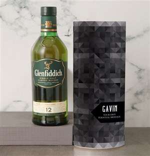 Personalised Glenfiddich Whisky Tube
