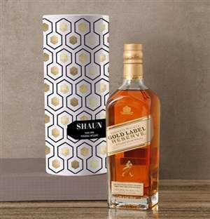 Personalised Johnnie Walker Whisky Tube