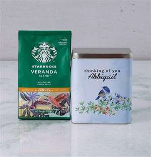Personalised Starbucks Thinking Coffee Tin