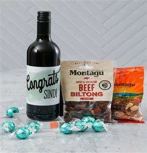 Personalised Gourmet Congrats Hamper