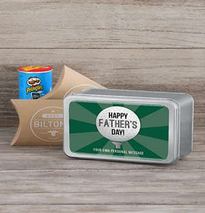 Personalised Golf Fathers Day Snack Tin