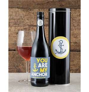 Personalised My Anchor Wine Tin