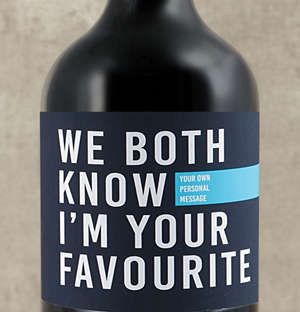 Personalised Im Your Favourite Wine