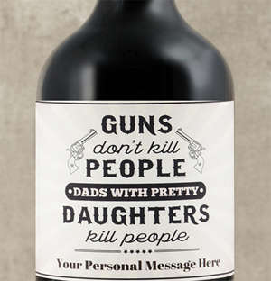 Personalised Pretty Daughters Wine