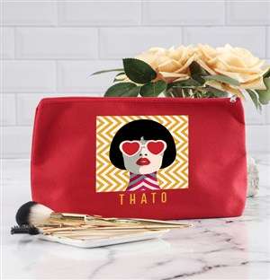 Personalised Portrait Cosmetic Bag