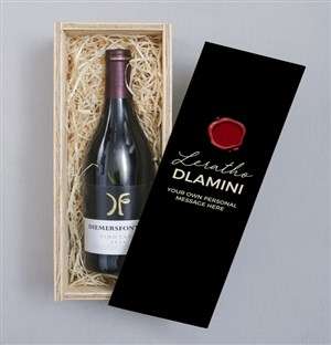 Personalised Vintage Seal Wine Crate