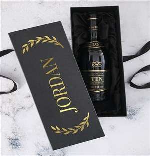 Personalised Name KWV Ten Year Gift Box