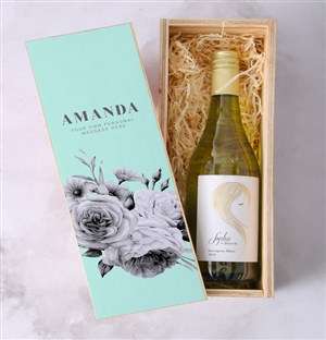 Personalised Sophie Bloom Wine Crate