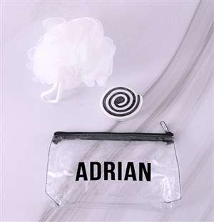 Personalised Name Clear Cosmetic Bag