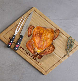 Personalised Family Roast Carving Board