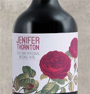 Personalised Rose Rage Wine